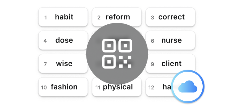 Private keys and data are under your control